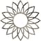 Ekena Millwork Daisy Architectural Grade PVC Pierced Medallion, 30"OD x 10 1/2"ID x 1"P, Antiqued Warm Silver CMPP30DAAWS - alternate 1
